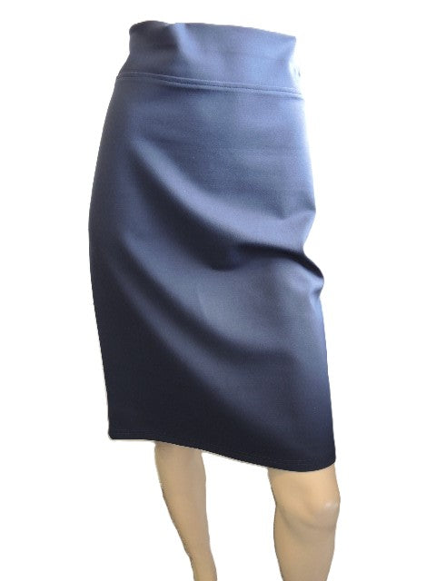 Formation Stretch Ponte Straight Skirt (Black or Navy)