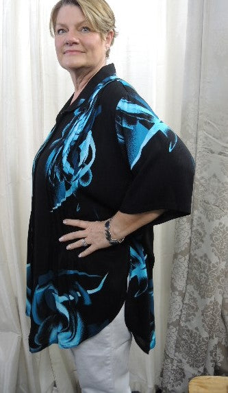Plusss Crinkle Rayon Shirt