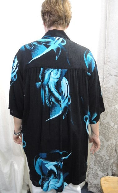 Plusss Crinkle Rayon Shirt