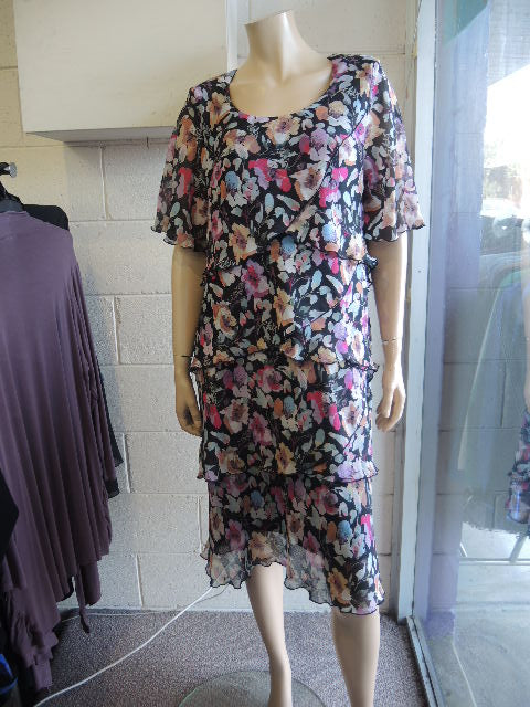 Vivid layered Dress