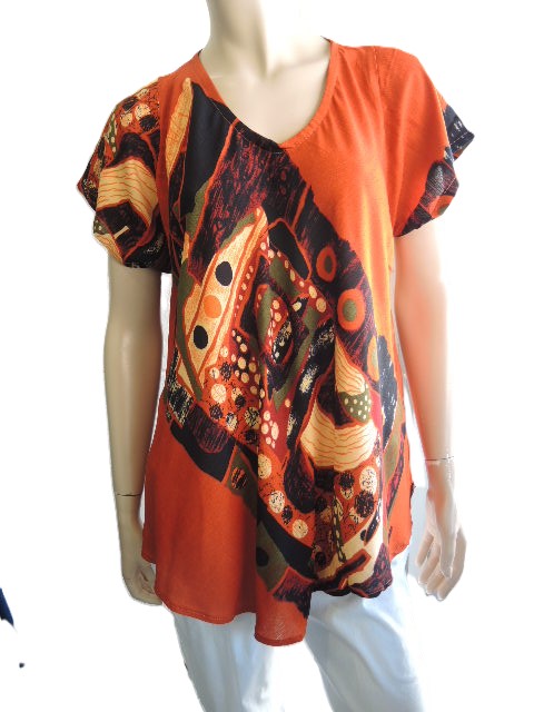 Crinkle Rayon Top