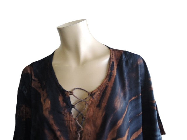 Long Tie Dyed Kaftan
