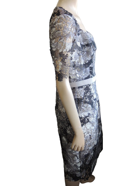 Jesse Harper Taupe Lace Dress