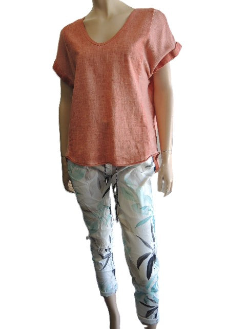 Italian Patterned Stretch Magic Pants