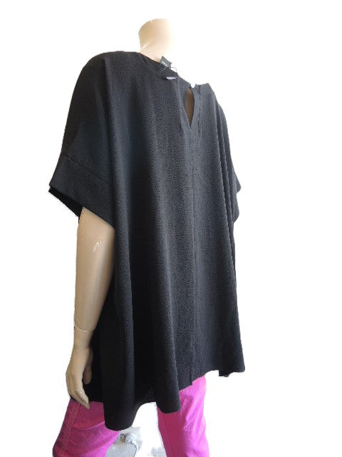 Vivid Loose Black Top