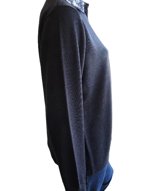 Bromley Wool Blend Polo Jumper (JoRo Style)