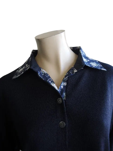 Bromley Wool Blend Polo Jumper (JoRo Style)