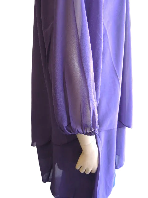 OPM Chiffon Overlay Tunic (4 Colours)