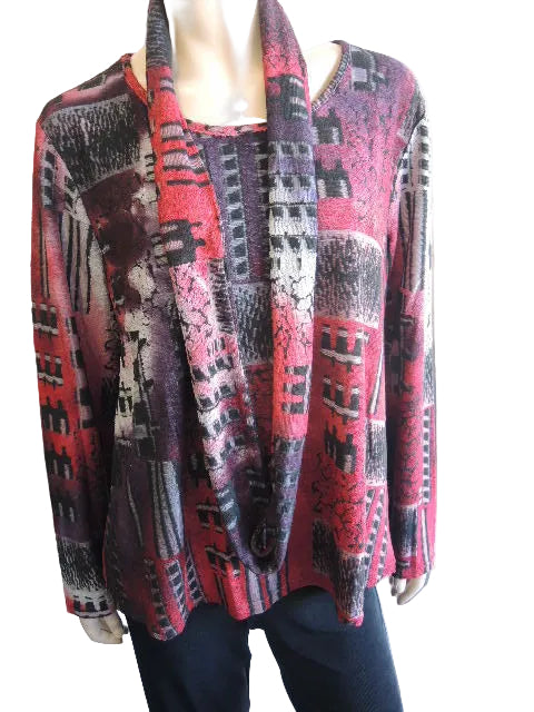 Renoma Stretch Top with Snood