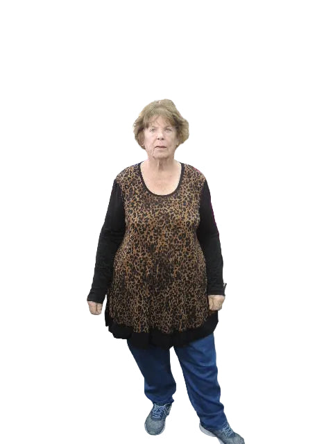 Shelz Flattering Stretch Swing Top