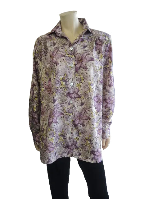 Party Girl Wash & Wear Blouse (Long or Short Sleeves)