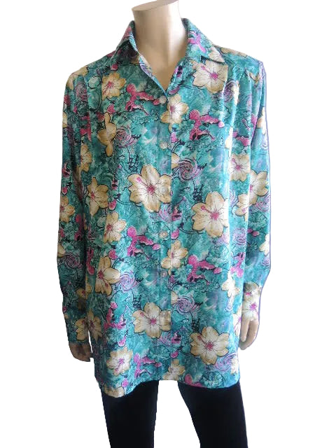Party Girl Wash & Wear Blouse (Long or Short Sleeves)