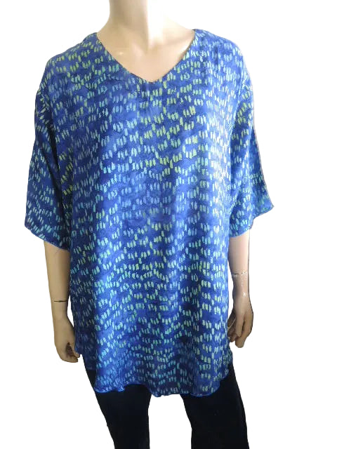 Rayon V Neck Summer Top