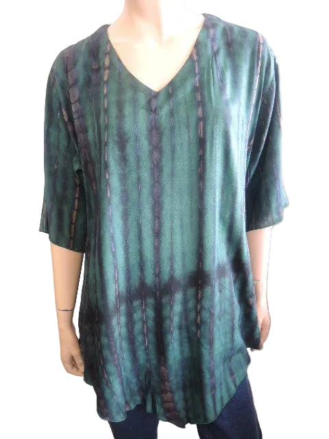 Rayon V Neck Summer Top