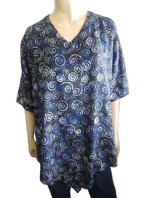 Rayon V Neck Summer Top