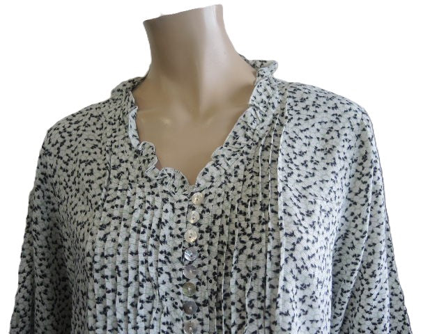 Plusss Pintuck Rayon Top