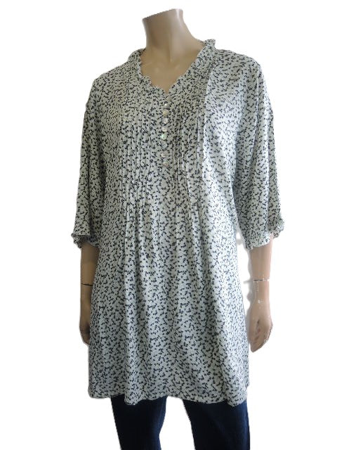 Plusss Pintuck Rayon Top