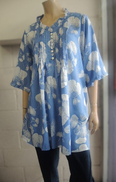 Plusss Rayon Pintuck Top