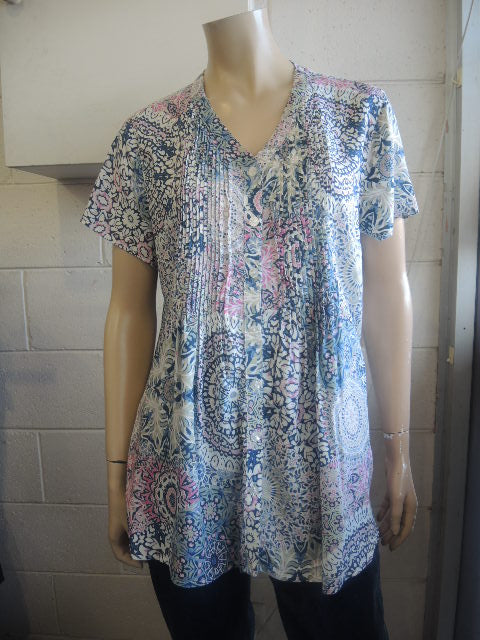 Callan Designs Flattering Pintuck Top