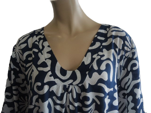 Plusss Flattering Rayon Gathered Front Top