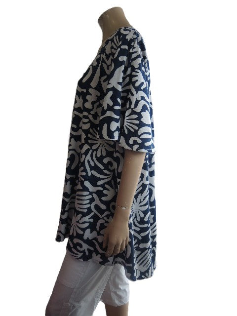 Plusss Flattering Rayon Gathered Front Top