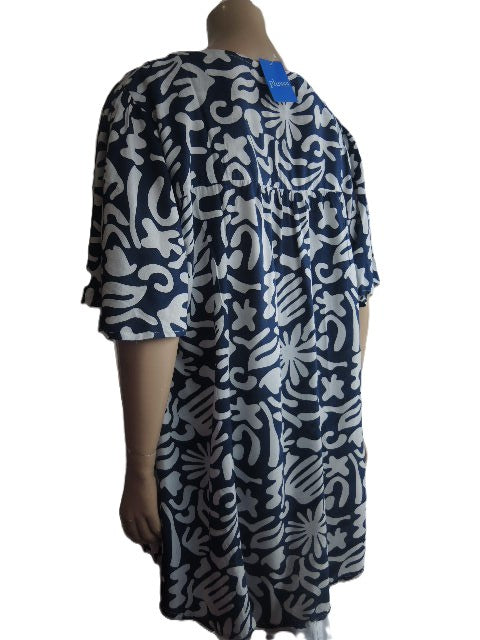 Plusss Flattering Rayon Gathered Front Top