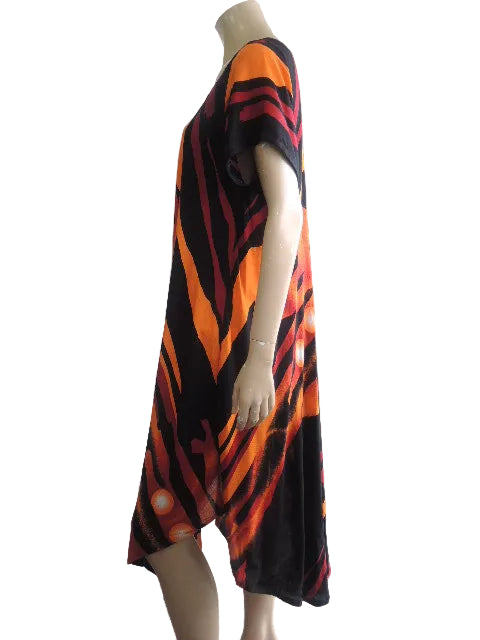 Crinkle Rayon Dress