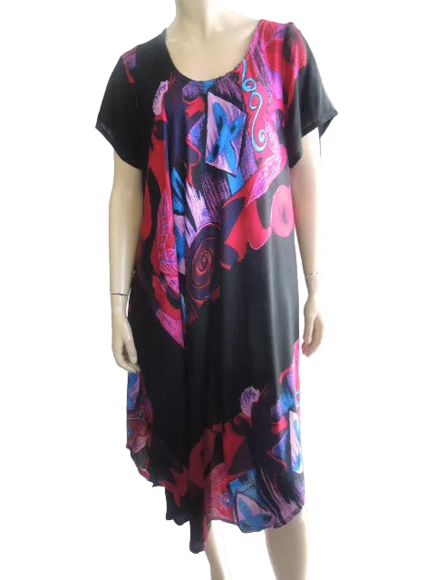 Crinkle Rayon Dress