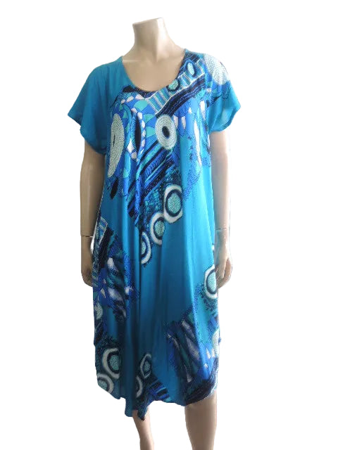 Crinkle Rayon Dress