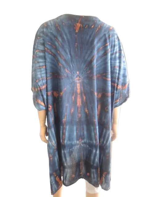 Tie Dyed Short Kaftan Top