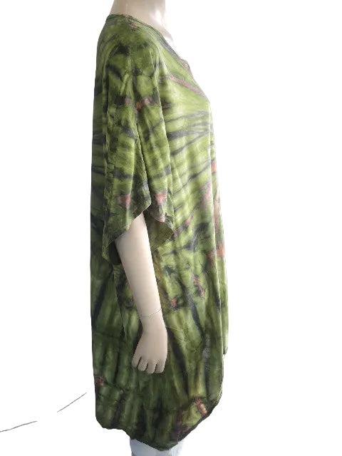 Tie Dyed Short Kaftan Top