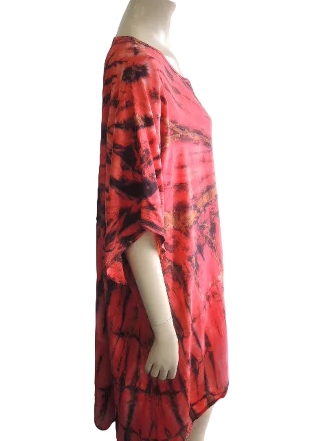 Tie Dyed Short Kaftan Top