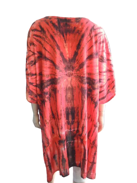 Tie Dyed Short Kaftan Top