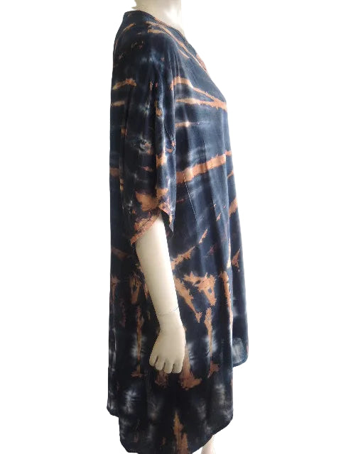 Tie Dyed Short Kaftan Top