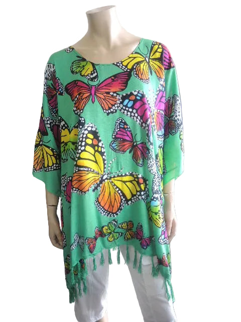 Butterfly Design Kaftan Style Top