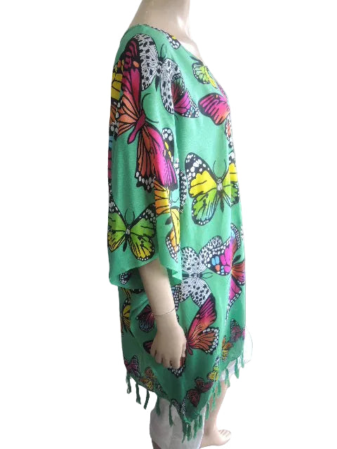 Butterfly Design Kaftan Style Top