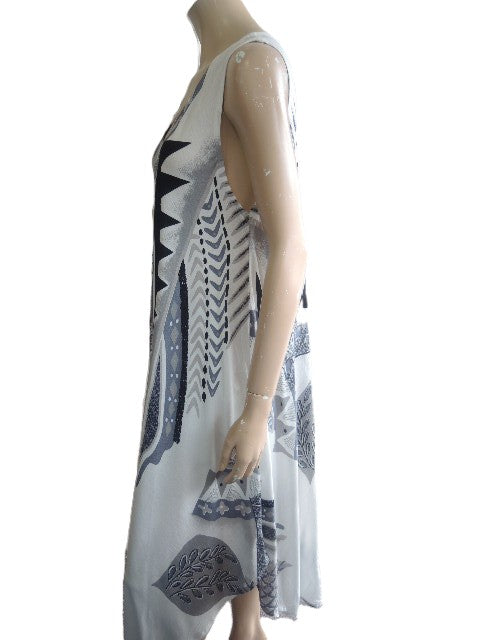 Crinkle Rayon Sleeveless Dress (up to size 18)