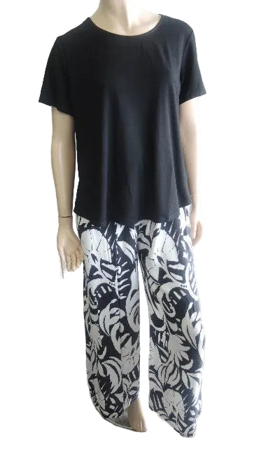 Wide leg Rayon Pants