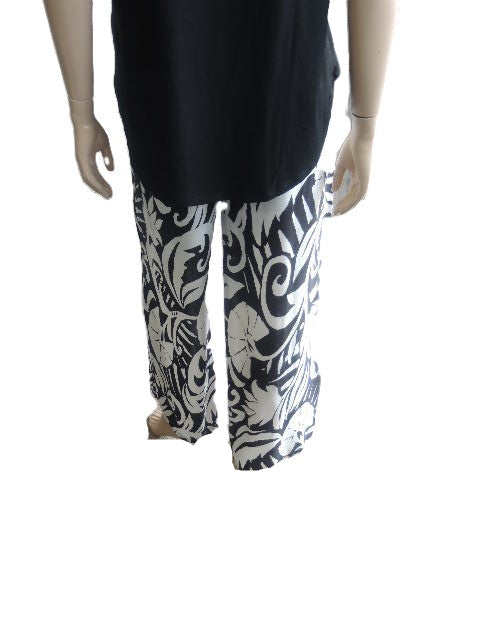 Wide leg Rayon Pants