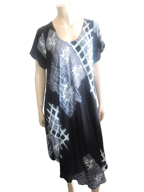Crinkle Rayon Dress