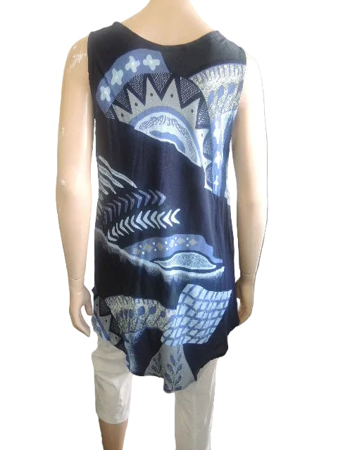 Crinkle rayon Sleeveless Top (Fits size 12-18)