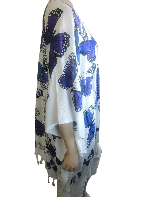 Butterfly Design Kaftan Style Top