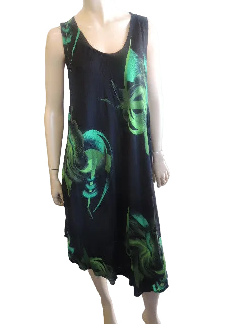 Crinkle Rayon Sleeveless Dress (Copy)
