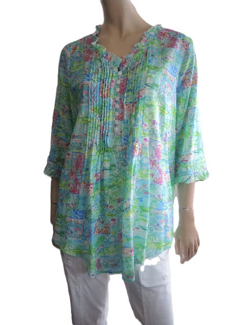 Renoma Sunshine Palms Organic Cotton Top
