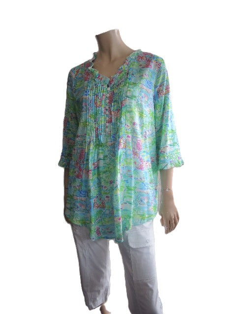 Renoma Sunshine Palms Organic Cotton Top