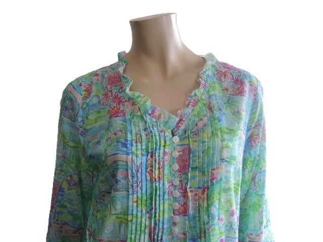 Renoma Sunshine Palms Organic Cotton Top