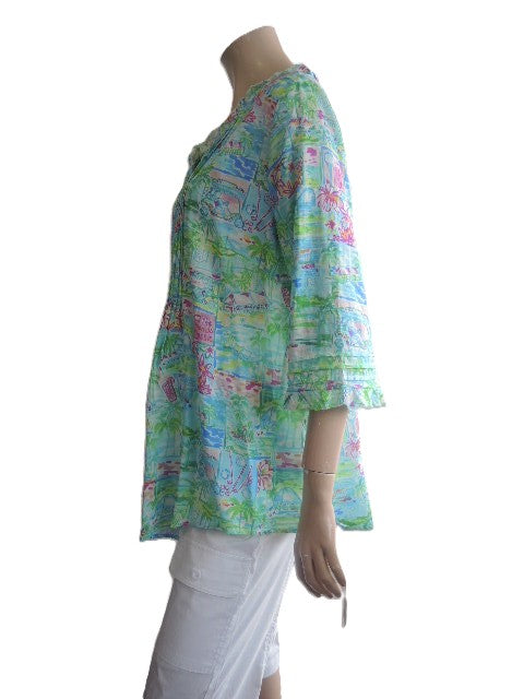 Renoma Sunshine Palms Organic Cotton Top