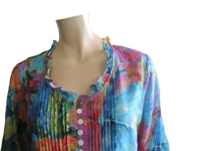 Renoma Organic Cotton Pintuck Top