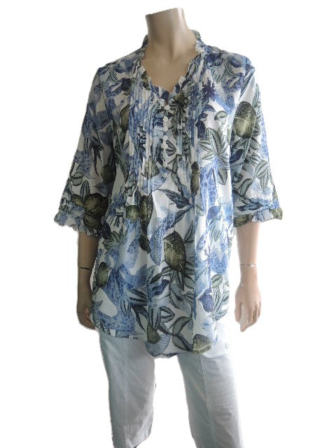 Renoma Organic Cotton Pintuck Blouse