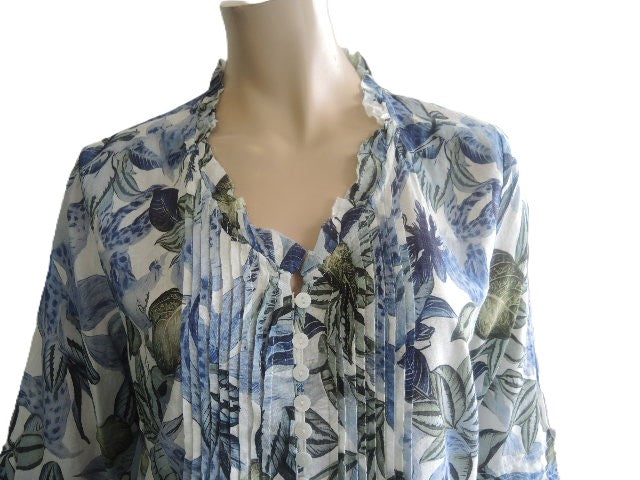 Renoma Organic Cotton Pintuck Blouse